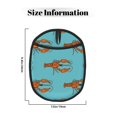 thumbnail image 3 of Red Cartoon Lobster Print Pot Holders for Kitchen - Heat Resistant Oven Mitts Hot Pads with Pocket, Non Slip Silicone Pot Holders, Cute Hanging Loop Potholders for Kitchen Baking, 3 of 5
