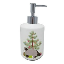 Carolines Treasures CK4570SOAP 7 x 3.5 in. Unisex Birman Cat Merry Christmas Ceramic Soap Dispenser