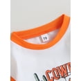 thumbnail image 6 of Wassery My 1st Halloween Clothes Costume Infant Baby Girl Boy Fall Halloween Sweatshirt Long Sleeve Round Neck Letter Print One-Piece Bodysuit 0-18 Months, 6 of 9