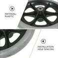 thumbnail image 4 of 1pc 8 Pouces Fauteuil Roulant Roue avant Solide Pneu Universel Roue Accessoire, 4 of 5