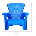 Play Day Adirondack Chair for Toddlers, Assorted Colors