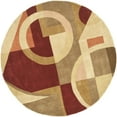thumbnail image 5 of SAFAVIEH Rodeo Drive Clarissa Abstract Geometric Wool Area Rug, Beige/Multi, 6' x 9', 5 of 6