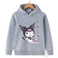thumbnail image 4 of Sudadera con capucha de Hello Kitty Kuromi para niños de 3 a 14 años, sudadera kawaii para niños y niñas, jersey deportivo para exteriores para niños, 4 of 4