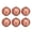 B2 - Pink, variant on Aurorax Shatterproof Christmas Ball Ornaments Set,6 Pack Christmas Tree Ornaments Balls Set,Green Floral Green Plastic Christmas Decorations for Home Indoor Xmas Tree