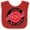 Red and White, variant on Inktastic I Love My Aunt Boys or Girls Baby Bib