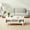 White, variant on MAYEERTY 44"Cherry Modern Square Wooden Coffee Table with Rattan Drawer for Living Room