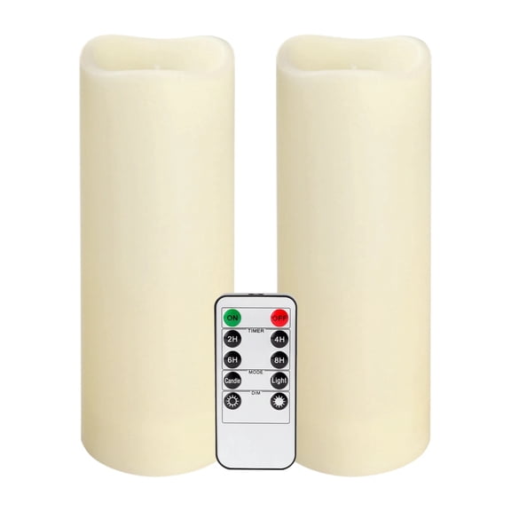 Installation of Electronic Wax, Various Sizes, Battery Powered, Remote Control, Holiday Decoration Candles, House Decoration