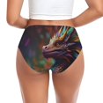 thumbnail image 3 of Rainbow Scales Fantasy Dragon Womens Briefs Underwear, No Show Seamless Underwear for Women, Soft Stretch Women's Panties, Classic Hipster Panties Bikini Underwear Briefs for Ladies, 3 of 6