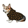 thumbnail image 6 of Goofa Halloween Pumpkins1 Pattern Small Dog Sweater Hoodies Pet Grey Hooded Soft Fleece Sweatshirts with Pocket Fall Winter Puppy Cat Sweaters Warm Clothes-XX-Large, 6 of 8