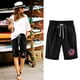 thumbnail image 2 of Mujeres Pantalones Cortos Casual Estampado Elástico de la Cintura Medio Pantalones Cortos, Casual con Bolsillos para el Uso Diario, 2 of 6