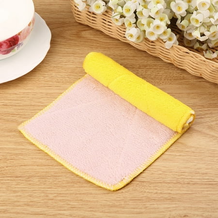 

Women Shirt Nonstick Oil Coral Velvet Hanging Hand Towels Kitchen Dishclout