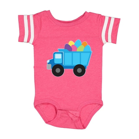 

Inktastic Easter Egg Truck Boys Gift Baby Boy Bodysuit