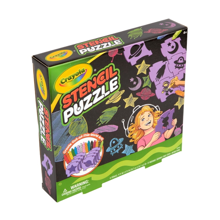 Crayola Sidewalk Chalk Stencils (8ct), Outdoor Games and Toys for