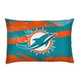 thumbnail image 3 of Miami Dolphins Slanted Stripe 4-Piece Twin Bed Set, 3 of 3
