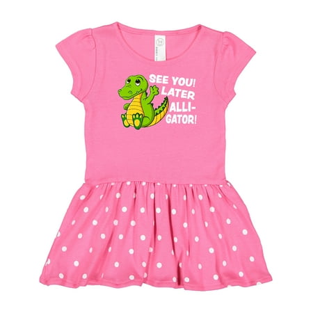 

Inktastic See You Later Alligator Gift Baby Girl Dress