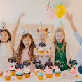 thumbnail image 2 of 24 toppers para cupcakes de camión monstruo Pretyps, 2 of 8