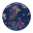 thumbnail image 2 of Neinkie Mermaid Candle Tin Jars Round Tinplate Candy Tea Tin Party Favors Gift Boxes Candy Storage Box Sweets Coffee Chocolate Sugar Sweet Boxes Tea Containers Decoration Candy Box, 2 of 7