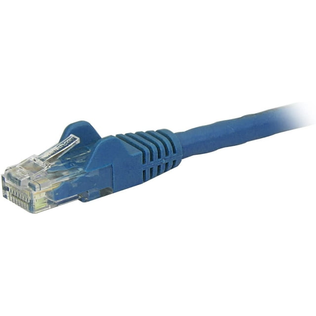 StarTech Cat6 Patch Cable – 2 ft – Blue Ethernet Cable – Snagless RJ45 Cable – Ethernet Cord – Cat 6 Cable – 2ft