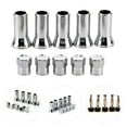 ITSELFER 2 Sets Valves Stem Sleeves and Caps Dress Up Kit Car Truck Tire Valves Stems Kit