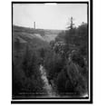 thumbnail image 2 of Historic Framed Print, Nay Aug Glen from boulevard bridge, Scranton, Pa., 17-7/8" x 21-7/8", 2 of 9