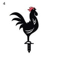 thumbnail image 2 of Travelwant Chicken Yard Art Garden Stake Chicken Yard Sign Hollow Out Animal Shape Stand Decoration Ornament for Outdoor Gardens Backyards Lawns, 2 of 2