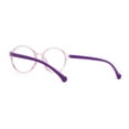 thumbnail image 2 of Child Size Round Thin Plastic 100% Blue Light Flitering Computer Glasses Purple, 2 of 4