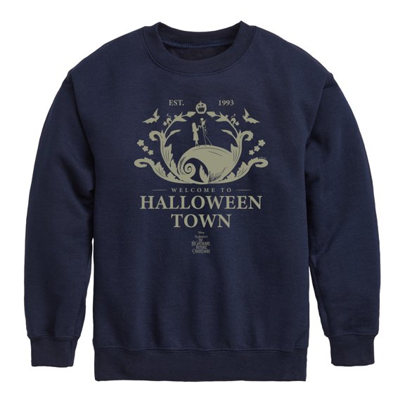 The Nightmare Before Christmas - Desination - Youth Boys Crew Fleece Sweatshirt