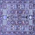 thumbnail image 1 of Ahgly Company Indoor Square Persian Blue Traditional Area Rugs, 6' Square, 1 of 4