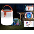 thumbnail image 2 of Dww-usb Rechargeable Lantern - Portable Led Solar Camping Lantern Security Flashlight Waterproof Search Light For Hiking, Fishing, Power Outages (whit, 2 of 4