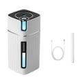 thumbnail image 1 of Humidificador 300ml USB Difusor de aire de luz eléctrica Mini humidificador portátil de bajo ruido, blanco Advancent HA003948-01B, 1 of 6