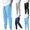 1#Sky Blue, variant on Bazeneo Joggers for Men Classic Fit Casual Gym Trousers Elasticated Waist Drawstring Jogging Bottoms Plaid Straight Leg Sports Pants Fashion Mens Daily Wear with Pockets Tall
