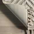 thumbnail image 6 of nuLOOM Briallyn Modern Waves Tassel Area Rug, 4' x 6', Briallyn Beige, 6 of 9