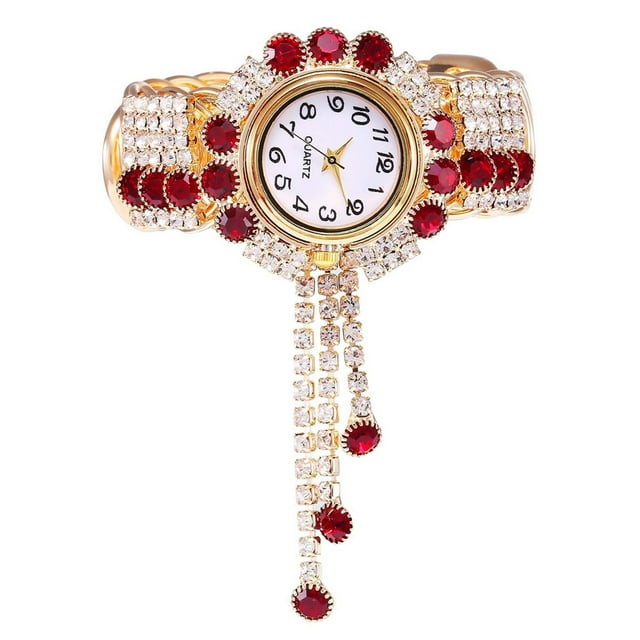 Reloj de cuarzo para mujer, relojes para mujer, reloj de pulsera con diamantes de imitación, relojes para mujer, reloj de pulsera para mujer, reloj femenino