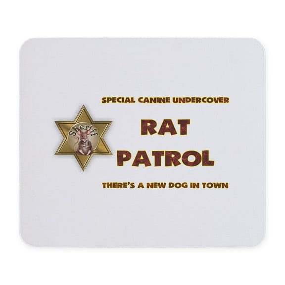 CafePress - Rat Patrol Mousepad - Non-slip Rubber Mousepad, Gaming Mouse Pad