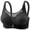 Black, variant on Y-Sunset T-Shirt Bras for Women Push Up Comfy Support Bra for Work Solid Color Wireless Bra,40B,Green
