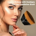thumbnail image 5 of Foundation Makeup Brush Flat Top Kabuki Hexagon Face Blush Liquid Powder Foundation Brush for Blending, 5 of 5