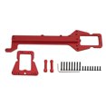 thumbnail image 3 of RC Alloy ​Upper Chassis, RC Car Parts Stable Driving High Strength  For 1/18 RC Car Red, 3 of 8