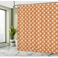 thumbnail image 4 of Ambesonne Orange Pattern Shower Curtain, Air Balloons Crafts, 69"Wx84"L, Vermilion Ecru and White, 4 of 4