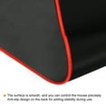 thumbnail image 3 of Uxcell 28"x12" Desk Mat Protector, Rubber Non-Slip Mouse Pad Writing Mat for Office Home, Black/Red, 3 of 5