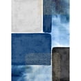 thumbnail image 3 of Taylor, Evangeline 11x14 Black Modern Framed Museum Art Print Titled - Shape and Texture Blue, 3 of 5