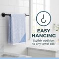 thumbnail image 7 of Unique Bargains 2Pcs Pure Cotton Soft Absorbent Hand Towels Blue 29" x 13", 7 of 7
