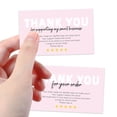 thumbnail image 4 of CSChome Thank You Cards 30Pcs Pink Thank You Notes Single Side Printed for Wedding Bridal Gift Baby Shower Business Graduation, 4 of 7