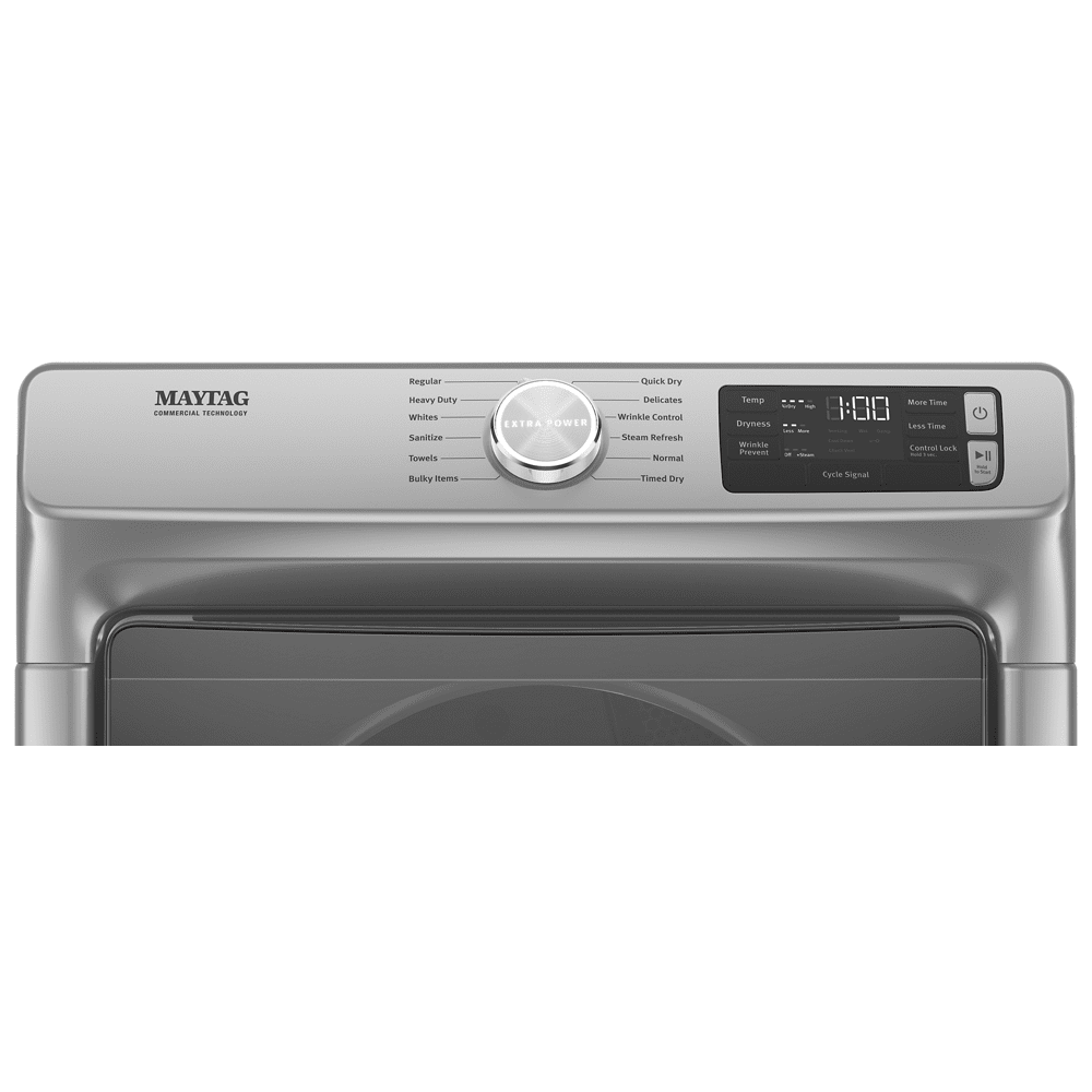 Maytag Med6630h 27" Wide 7.3 Cu Ft. Energy Star Rated Electric Dryer - Metallic Slate