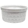 thumbnail image 4 of Porcelain Ramekins – 4-Piece White Set, Textured Sides, 4 Fl Oz – Oven Safe to 350°F (177°C), Microwave & Dishwasher Safe, Prep & Dipping Bowls, 4 of 7