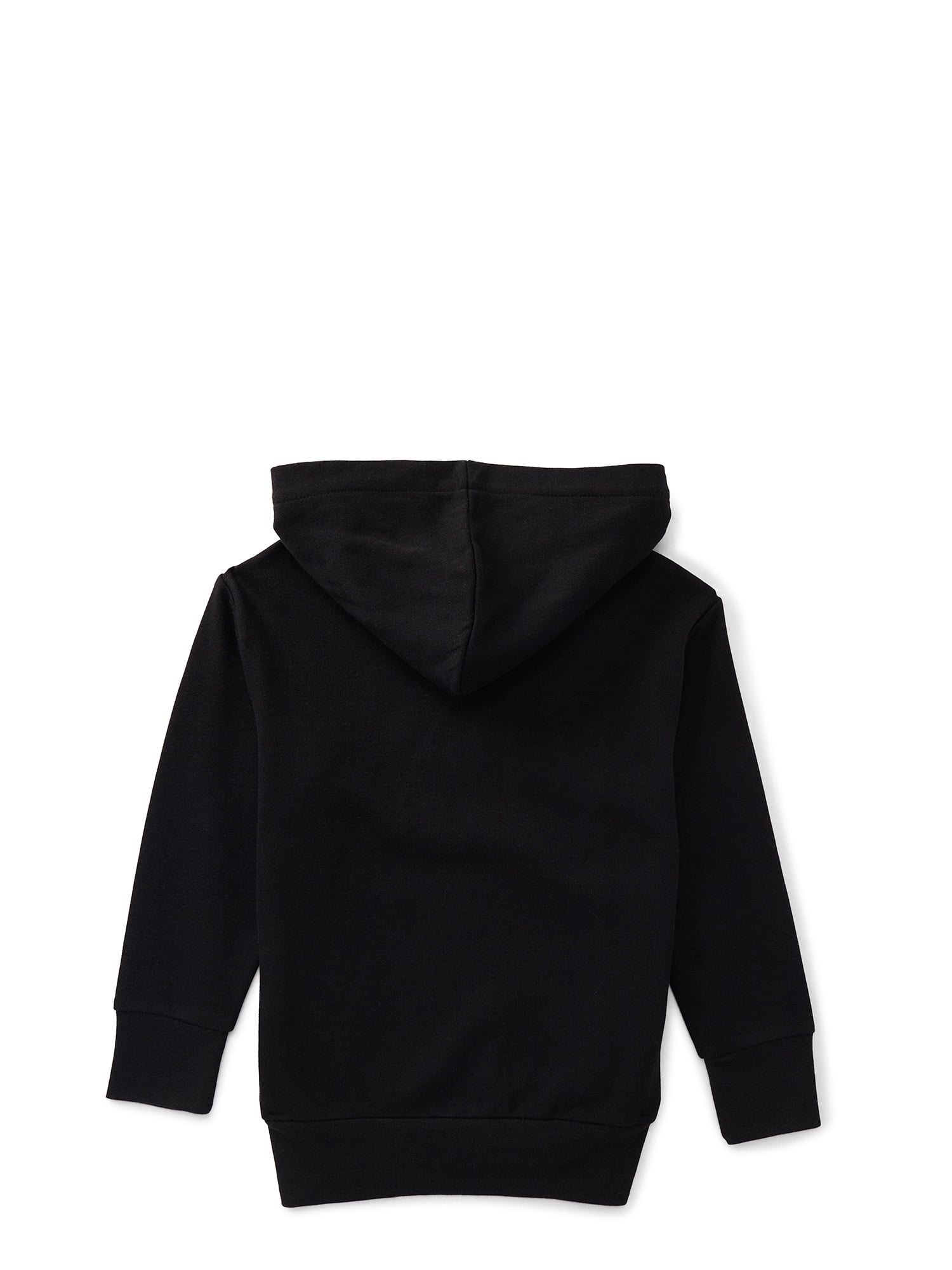 Wonder Nation Kids Unisex Fleece Full Zip Hoodie, Sizes 4-18 & Husky