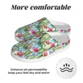thumbnail image 6 of Lsque Flowers and Cactus Pattern Womens Comfort Cotton on Scuff With Memory Foam and Anti-skid Sole Slipper-44/45, 6 of 7