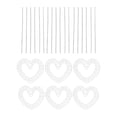 thumbnail image 1 of Soporte para arreglos florales, marco de corona Floral, decoración de San Valentín, primavera, año Nuevo, bricolaje, forma versátil para hacer corona 6x Corazón Pequeño, 1 of 8