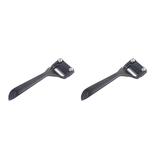 Injueey Skiver de cuero Mango antideslizante Skiving Shove Herramientas de artesanía en cuero Accesorio de corte Artículos para el hogar para Negro 2Conjunto