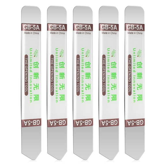 NICEXMAS Stainless Steel Phone Opener Pry Tool for Disassembly of Smartphones Tablets and Laptops Silver 5PCS