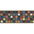 thumbnail image 2 of Cercles Colorés Fond d'Écran Vert Foncé Bord Abstrait, Rouleau 15' x 9", 2 of 3